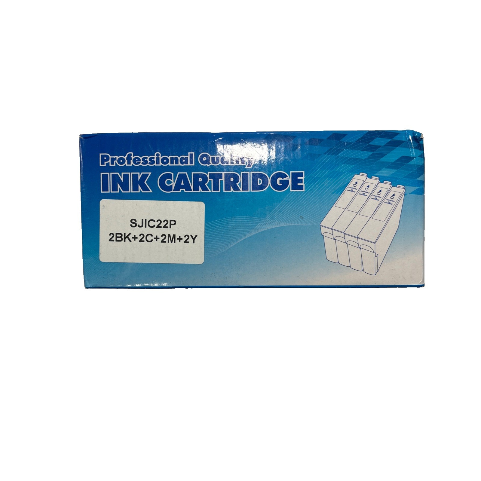 8 Pack SJIC22P Ink Cartridge Works for TM-C3500 TMC3500 C3500 C3510 C3520