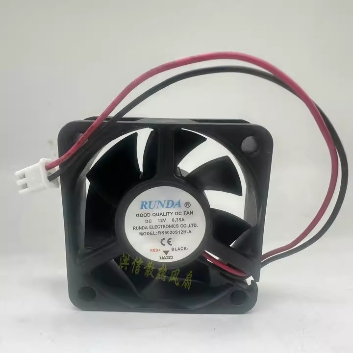 1PCS RUNDA RS5020S12H-A DC12V 0.35A 5CM Chassis Equipment Fan 5020