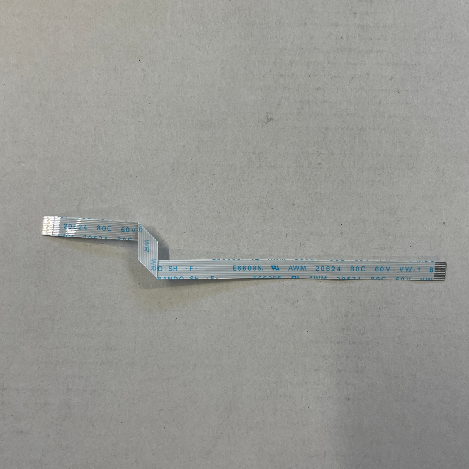 Genuine AWM 20624 10-Pin 125mm x 6mm Flat Ribbon Cable 80C 60V VW-1 E66085