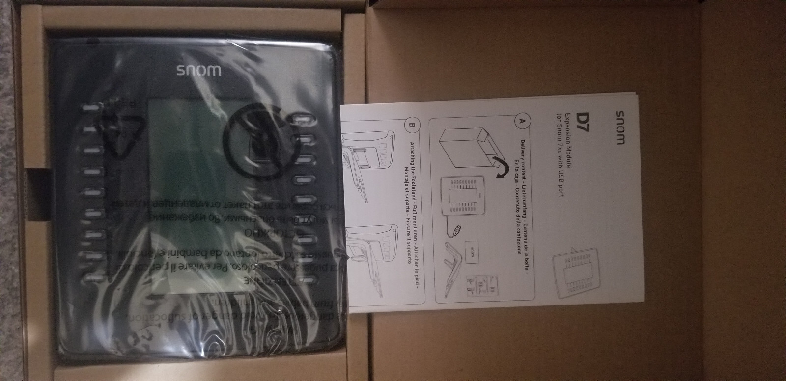 Snom D7  Expansion Module for SNOM D-model Phones