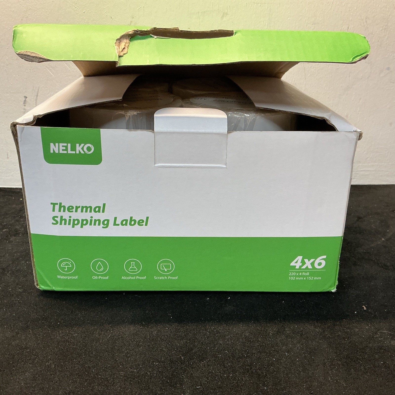 Nelko 4x6 Thermal Shipping Labels Compatible with PL70E Ultra Strong Adhesive