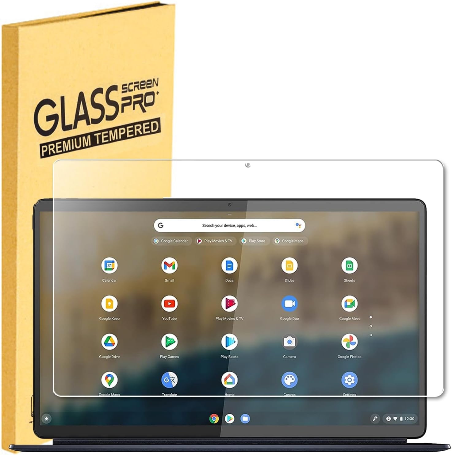 2-Pack 9H Hardness Tempered Glass Screen Protectors for Lenovo Duet 5 13.3" Tabl
