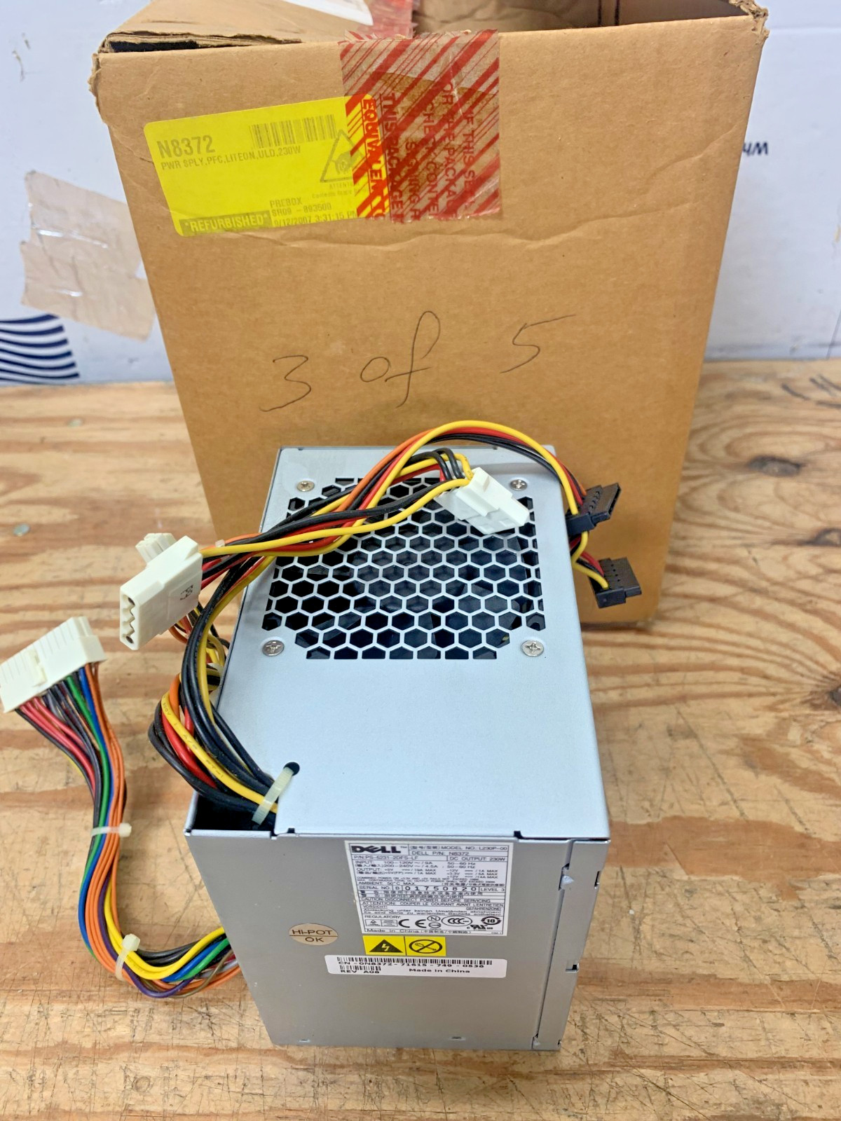 Dell PS-5231-2DFS-LF 230W Watt DC Power Supply Mode L230P-00