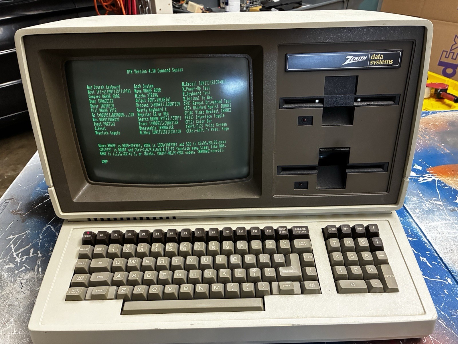 Zenith Z-120 Vintage Computer WORKS 