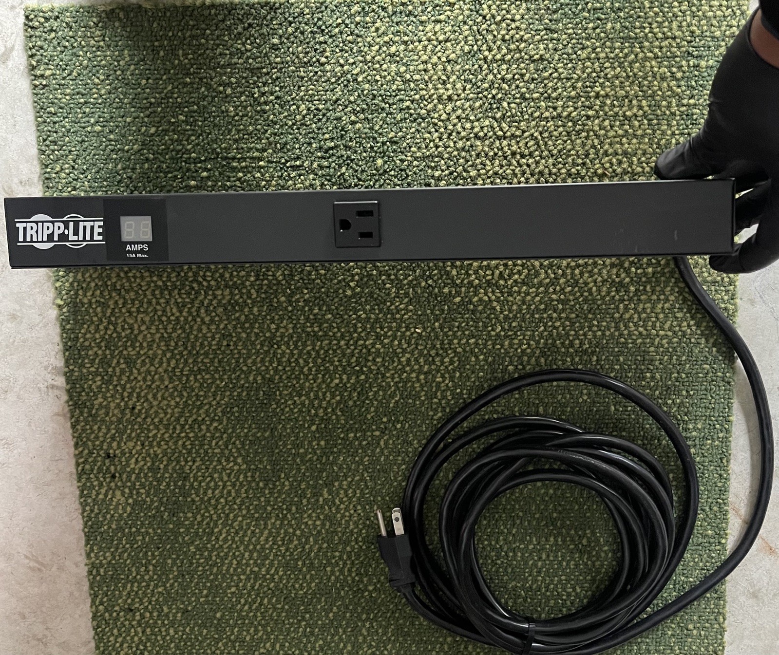 Tripp Lite PDUMH15 Metered 1U 120V 15A 15 ft Power Distribution Unit