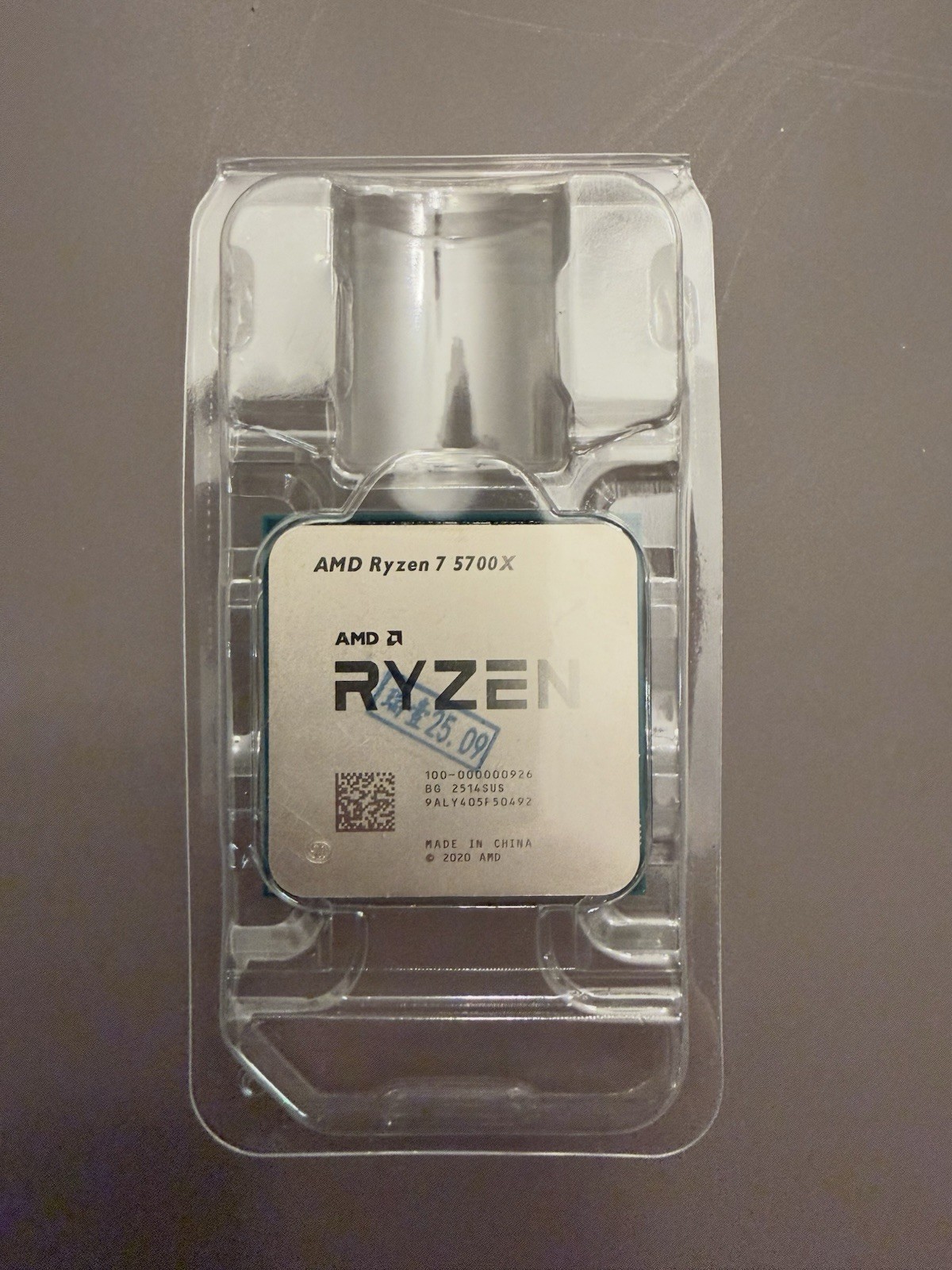 AMD Ryzen 7 5700X CPU 8-Core 16-Thread 3.4GHz AM4 65W Processor