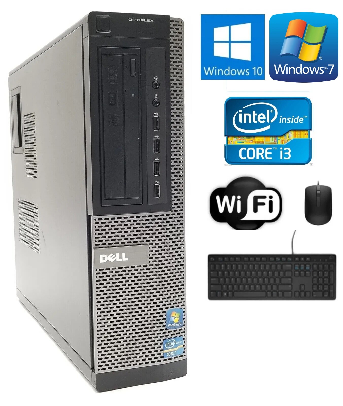 Customize Dell Optiplex 7010 i3 Desktop Computer with Windows 7 or Windows 10