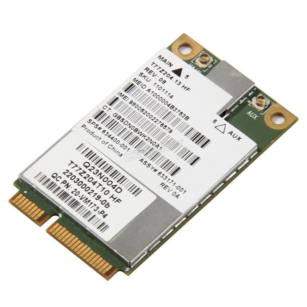 Sierra Wireless AirPrime Model MC8355 3G Cellular GPRS GSM 634400-001 F1-X3-h28
