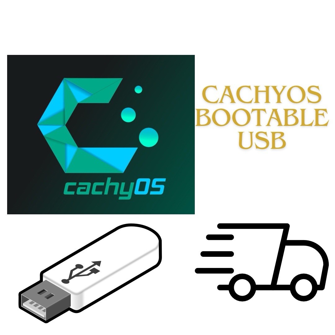 Cachy OS KDE PLASMA DESKTOP Linux Bootable Live USB Flash Drive Install