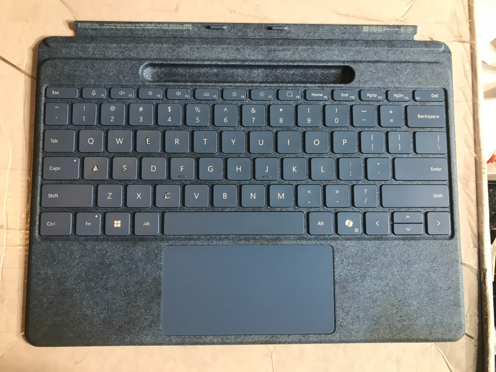 Original Microsoft Surface Pro Flex Keyboard 2082  (No Slim Pen) Blue #04