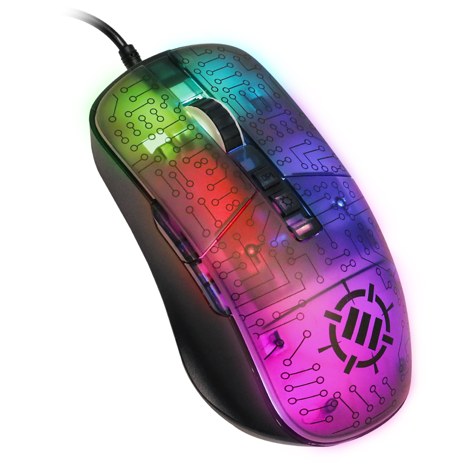 ENHANCE Voltaic 2 Gaming Mouse - Computer Mouse with 7 Programmable Buttons