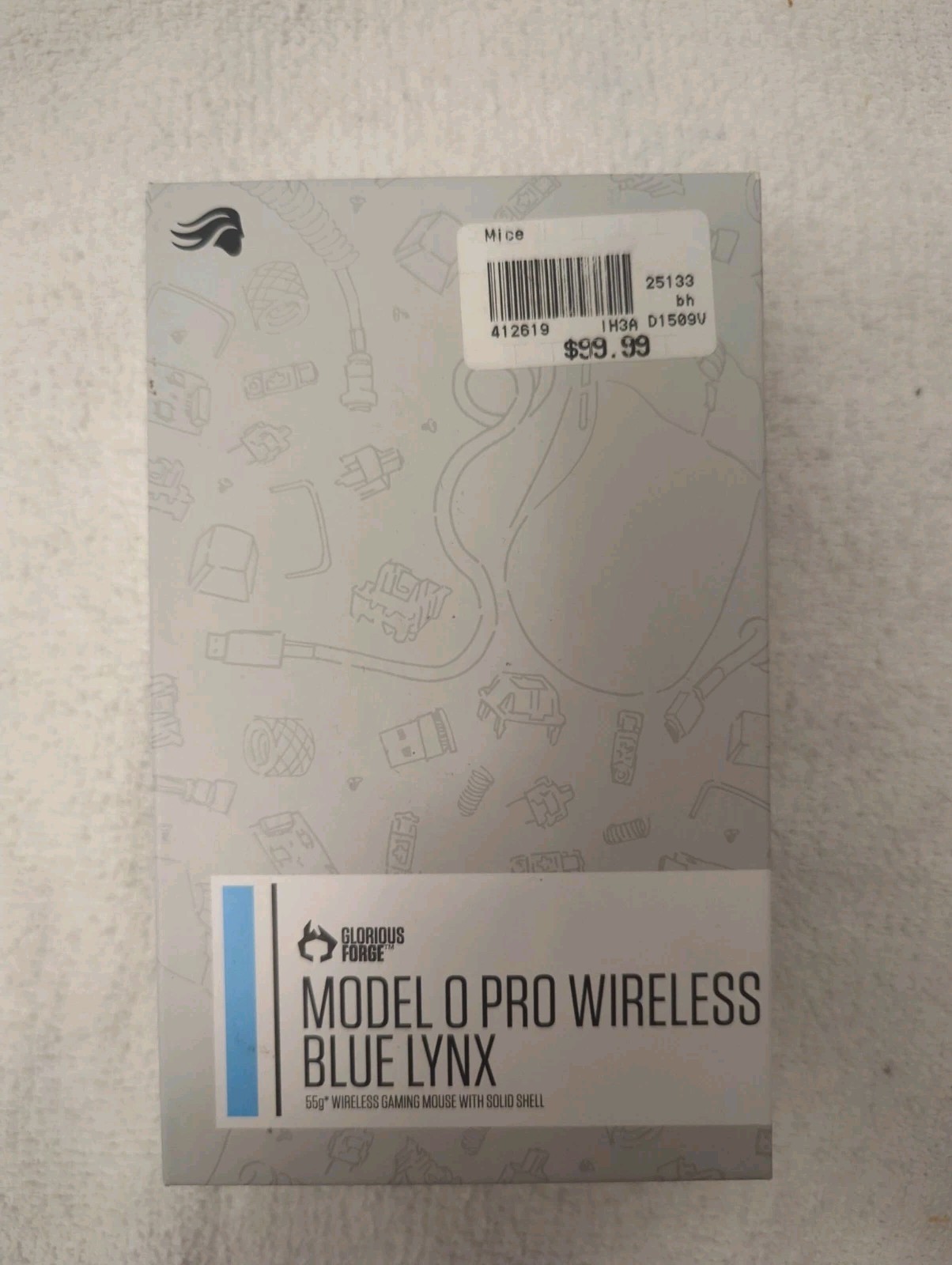Glorious Model O Pro Wireless Gaming Mouse - Blue Lynx