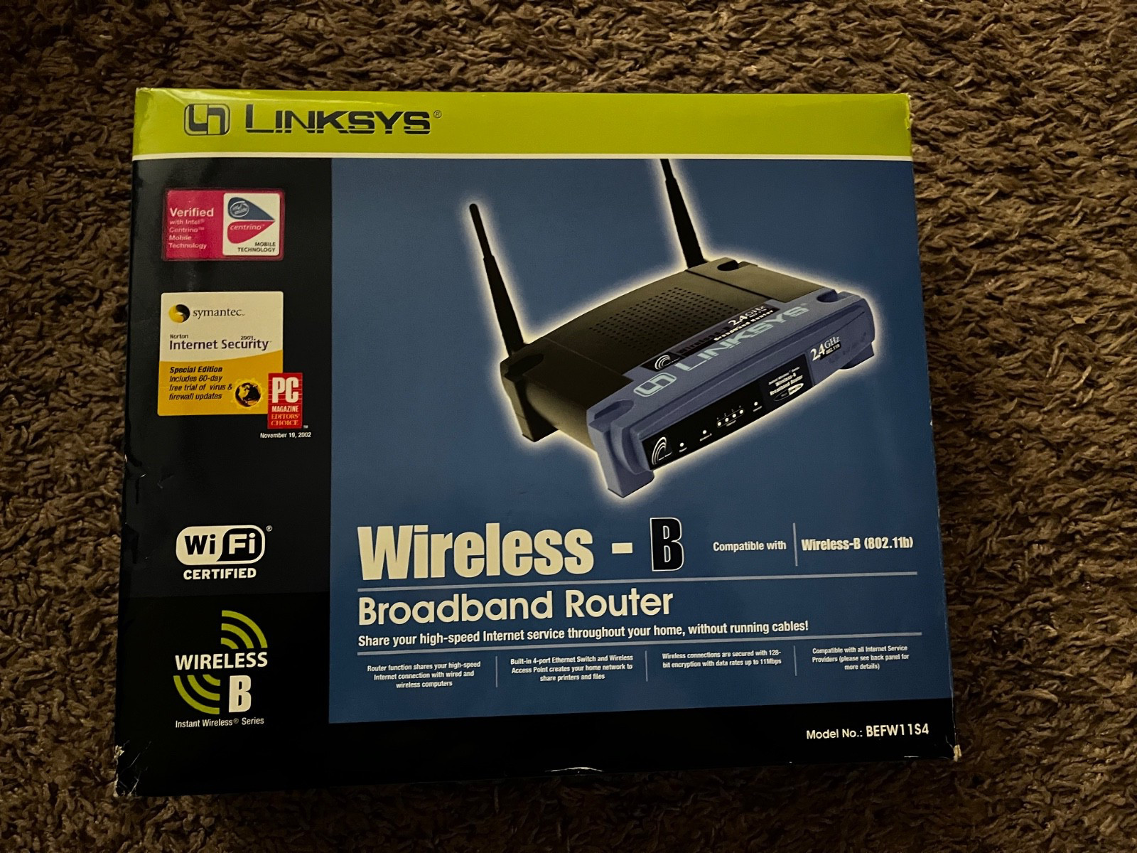 Linksys Broadband Router Wireless B NIB