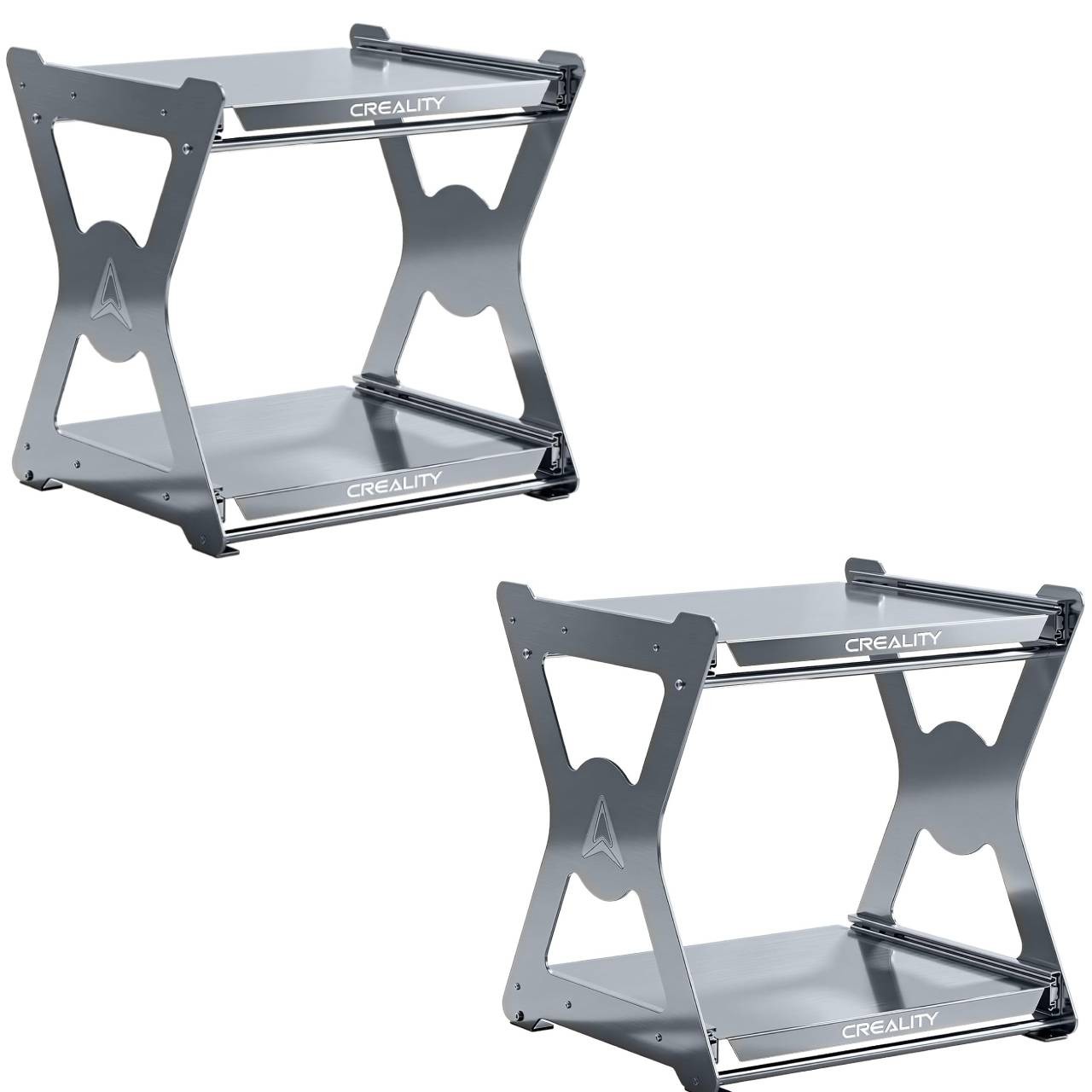 【2-Pack】Creality CFS Workstand Space-Saving Dual-Layer Pull-Out Shelves