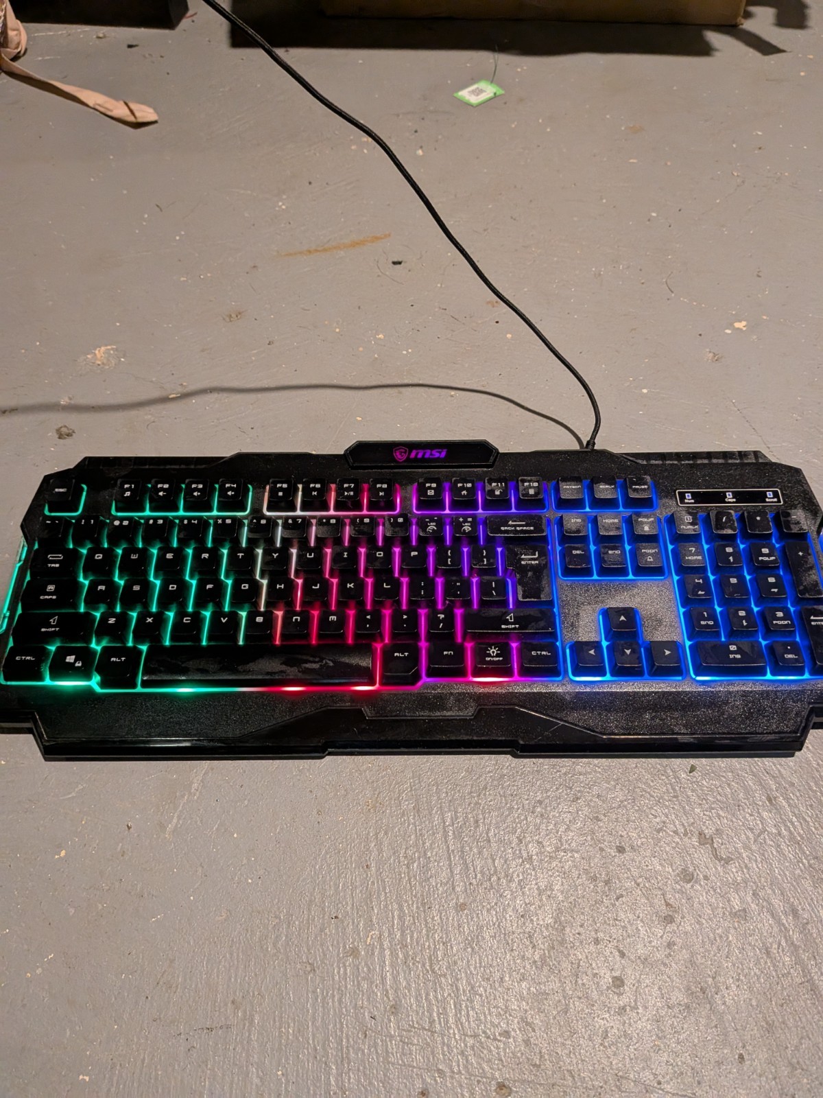 MSI K322 Gaming Keybord Wired RGB+ K322 KEYBOARD
