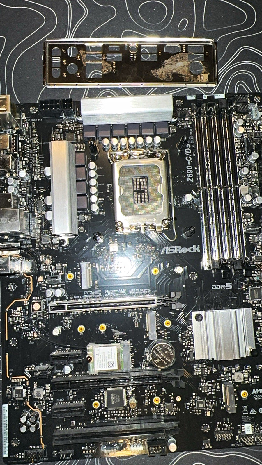 ASROCK Z690-C/D5 ATX WIFI Motherboard Intel Socket LGA1700 (USED)