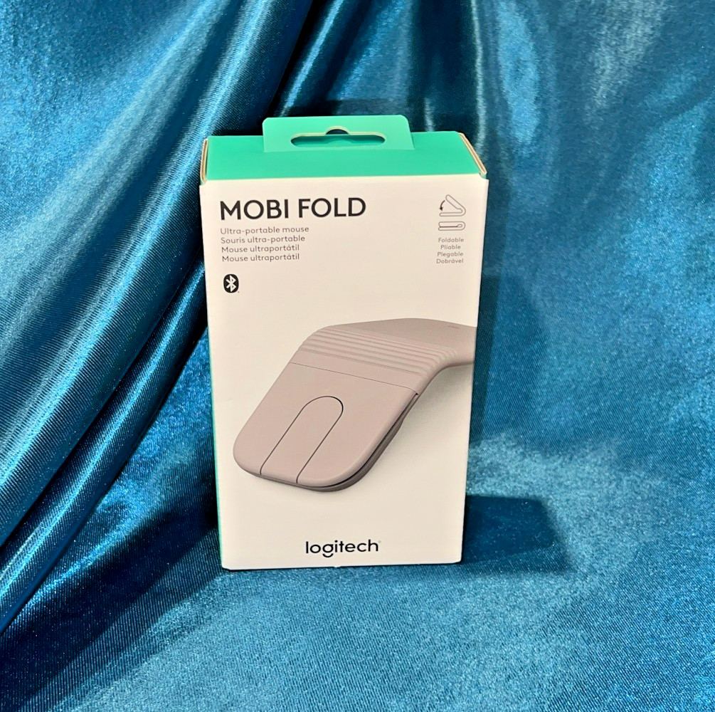 Logitech Mobi Fold Ultra Portable Wireless Mouse - Sand - 910-007830