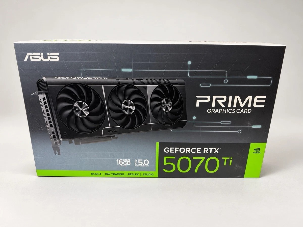 Asus NVIDIA GeForce RTX 5070 Ti Prime Graphic Card - 16 GB GDDR7