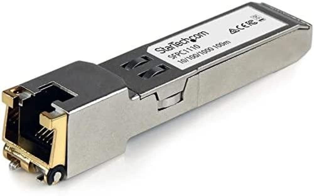 StarTech.com Cisco SFP-GE-T Compatible SFP Module - 1000BASE-T - SFP to RJ45 Cat