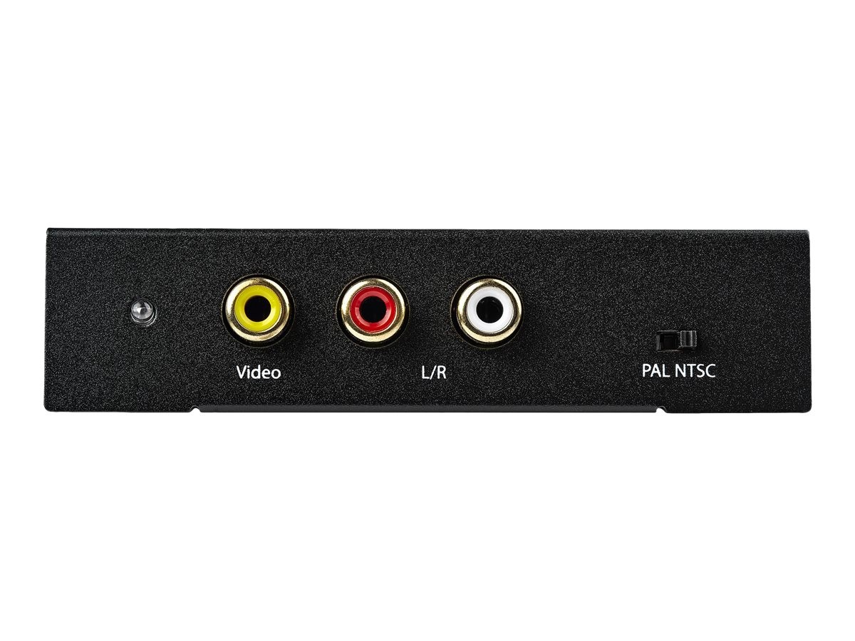 StarTechcom Hdmi to Rca Converter Box Audio Composite Video Adapter HD2VID2