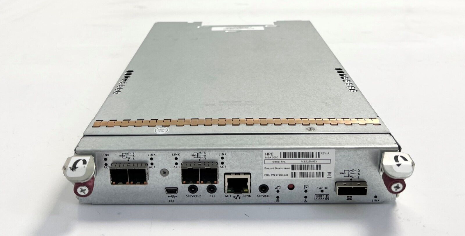 HPE 876129-001 MSA 2050 SAS Controller - 3 Years Warranty