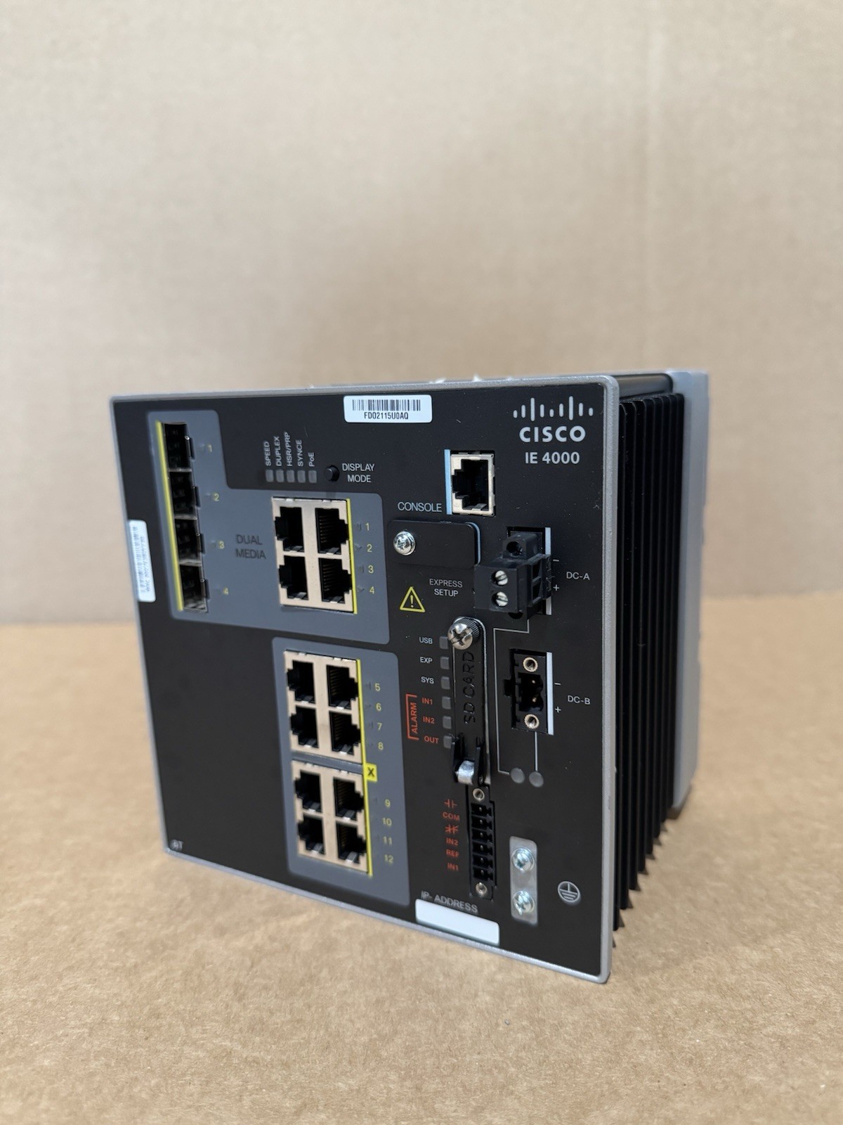 Cisco IE40008T4GE 12 Ports Network Switch G2U