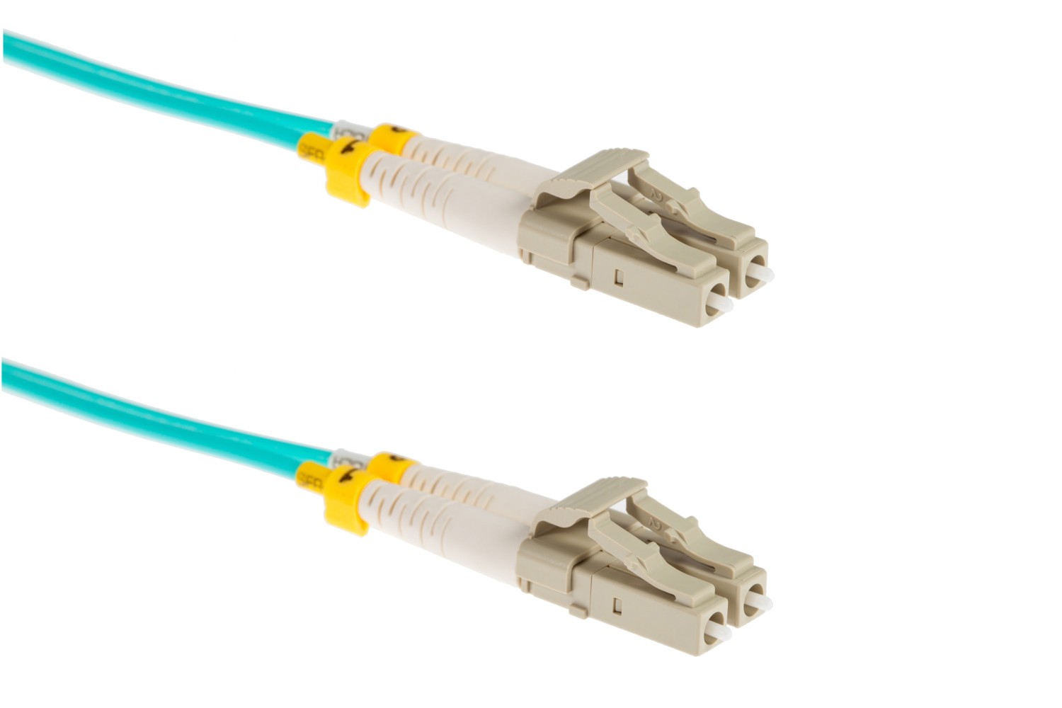 10m LC-LC OM4 Corning Multimode Duplex 50/125 UPC Fiber Optic Cable