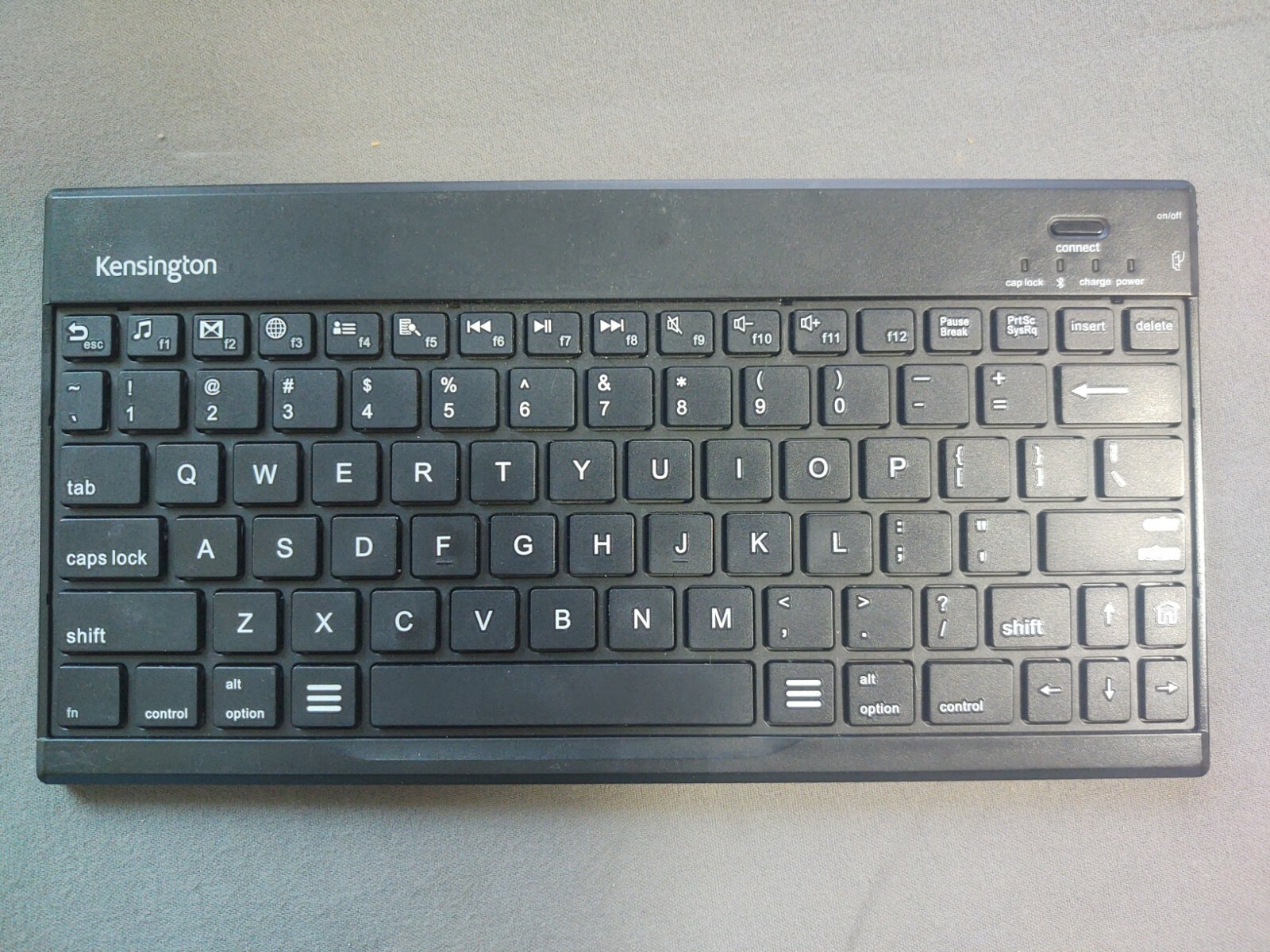 Kensington KeyFolio Pro 2 Universal Performance Bluetooth Keyboard K39519US