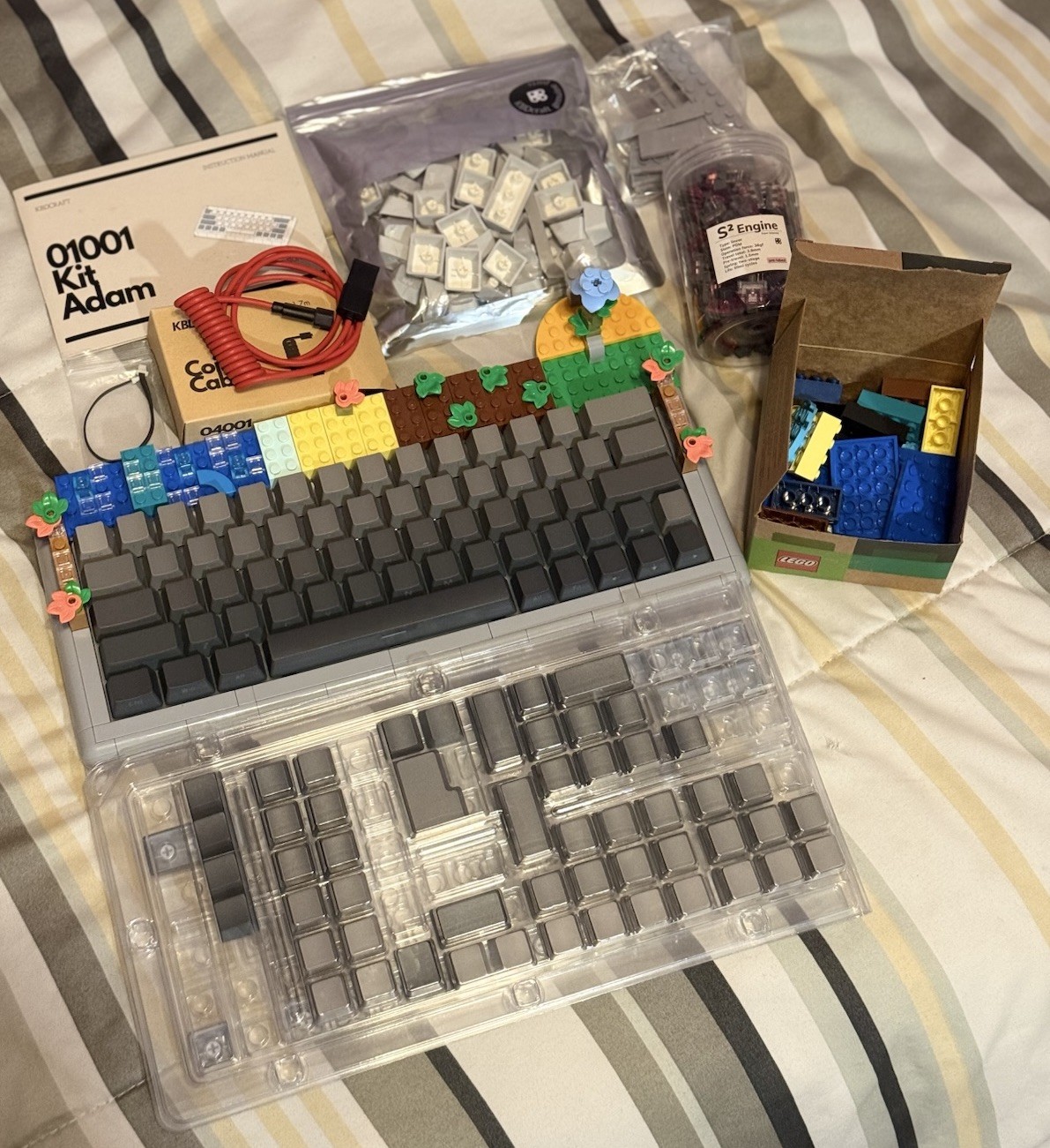 Custom KBDFans Adam Grey 60% [Specs in Description]