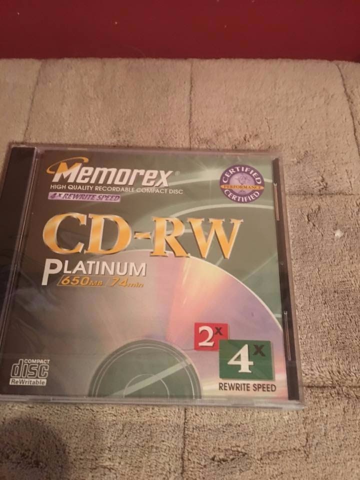 MEMOREX HIGH QUALITY RECORDABLE COMPACT DISC NEW SET OF 2