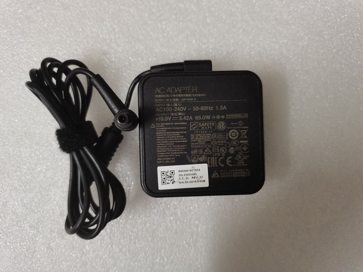 ADP-65GD D 4.5mm 65W For MSI Modern 14 B4MW Delta/MSI 19V 3.42A AC Adapter OEM