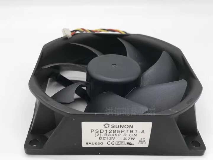 SUNON PSD1285PTB1-A (2).B3452.R.GN DC12V 3.7W 3-Pin Projector Cooling Fan