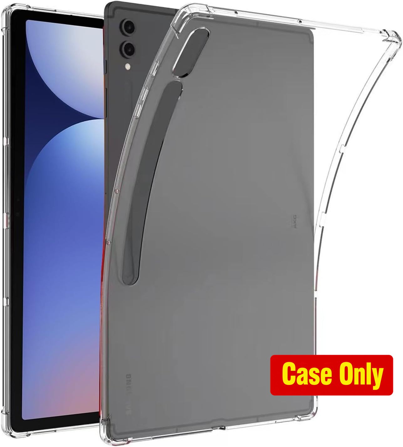 Slim Case for Tab S10 Plus, Ultra Slim Transparent Clear Back Cover