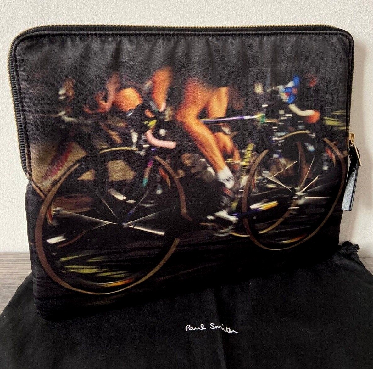 PAUL SMITH CYCLIST SPRINT PRINT PADDED iPAD CASE BNWT
