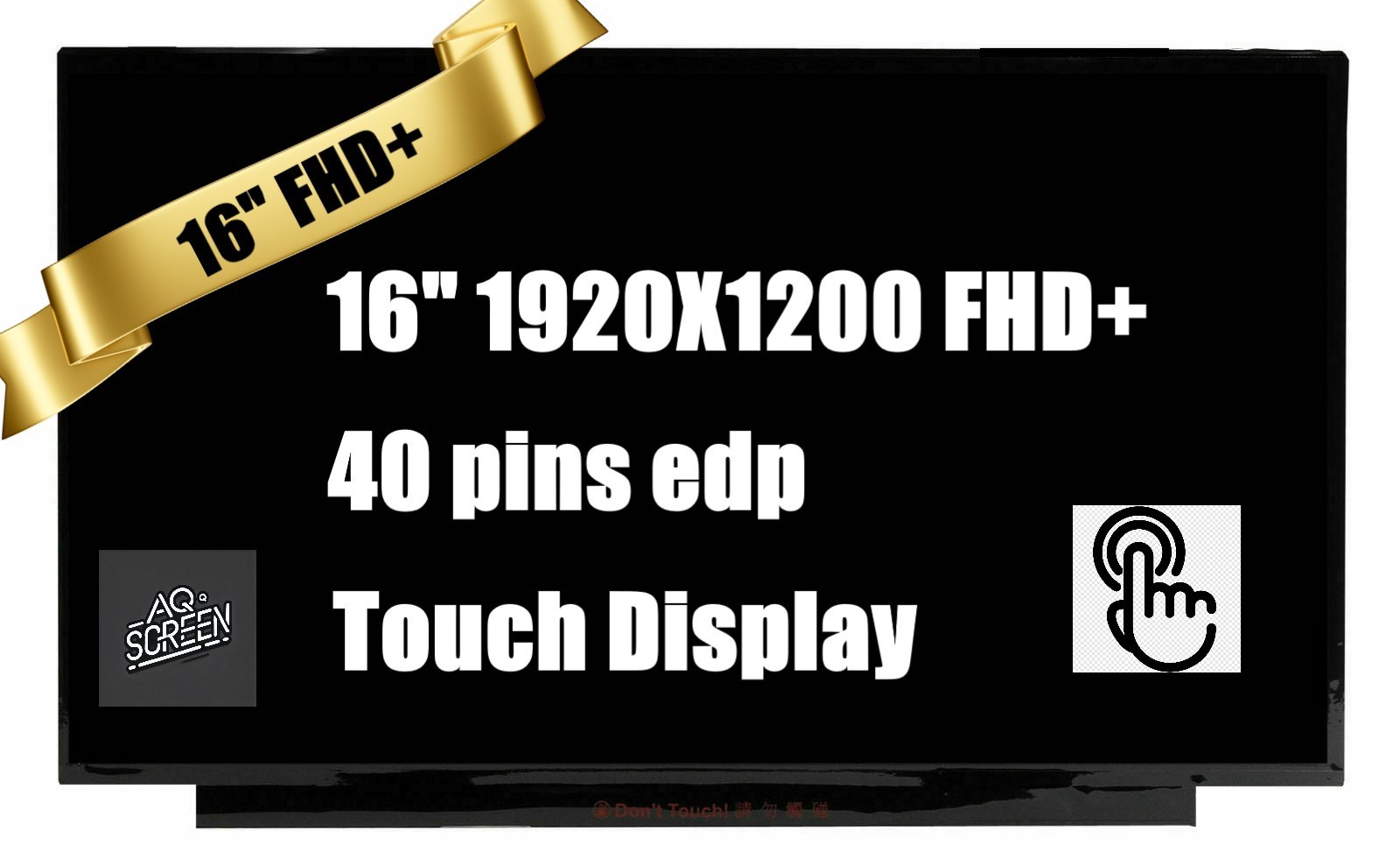 16.0" WUXGA IPS LED LCD On-Cell Touch Screen Display Panel NV160WUM-K03 V8.0