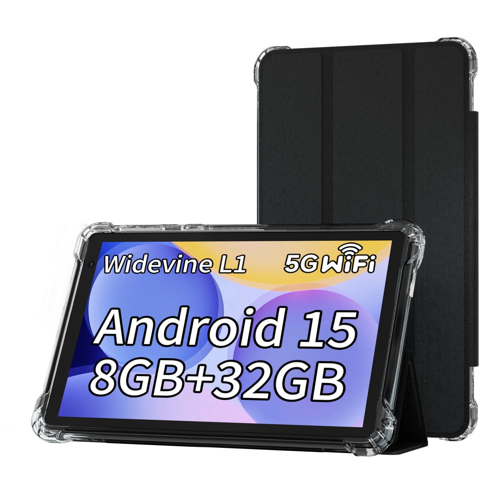 BYANDBY Tablet 7 inch Android 15.0 Tablet, 8GB+32GB ROM （1TB Expand）, QuadCor...