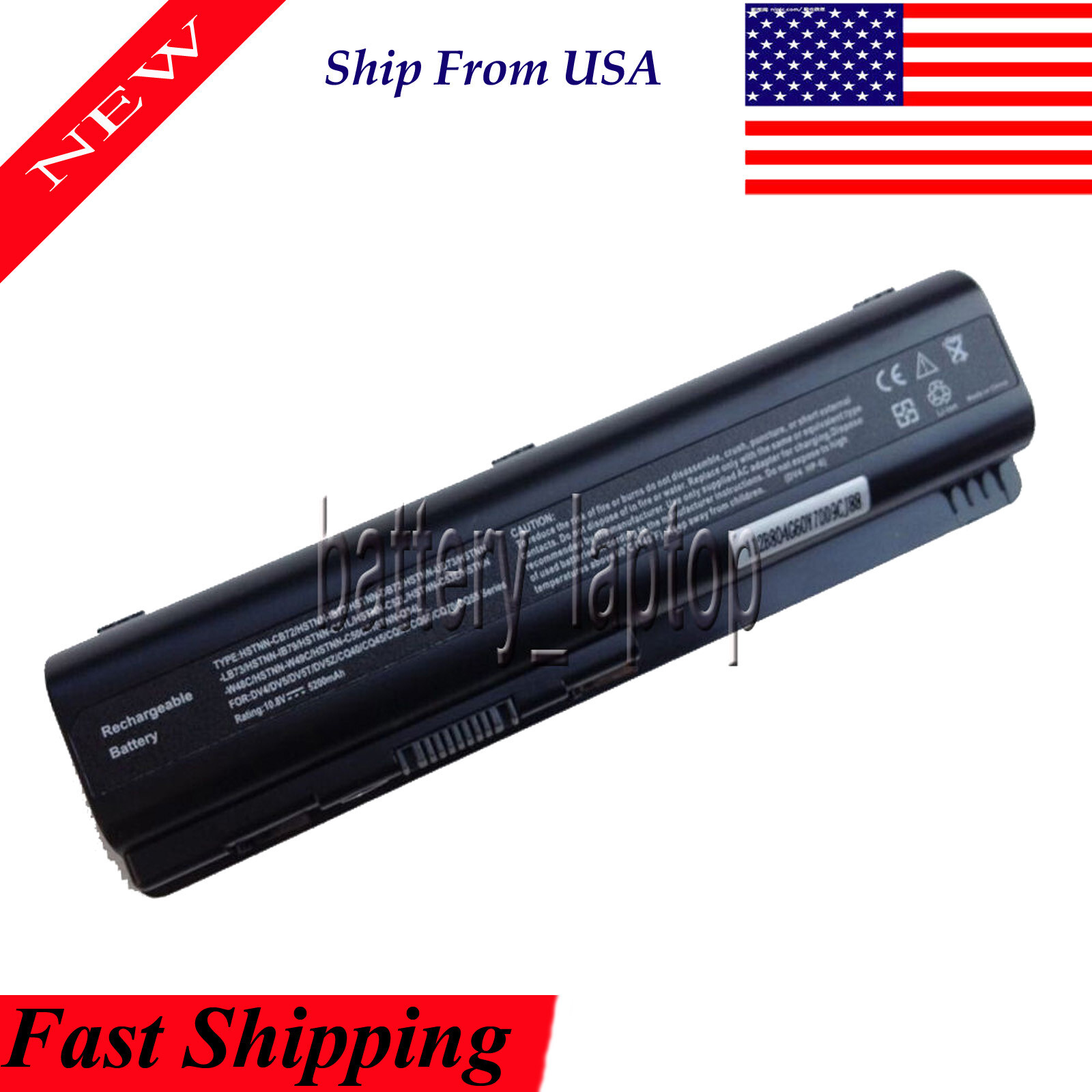 Spare 484170-001 Battery Compatible with HP 497694-001 498482-001 484170-002