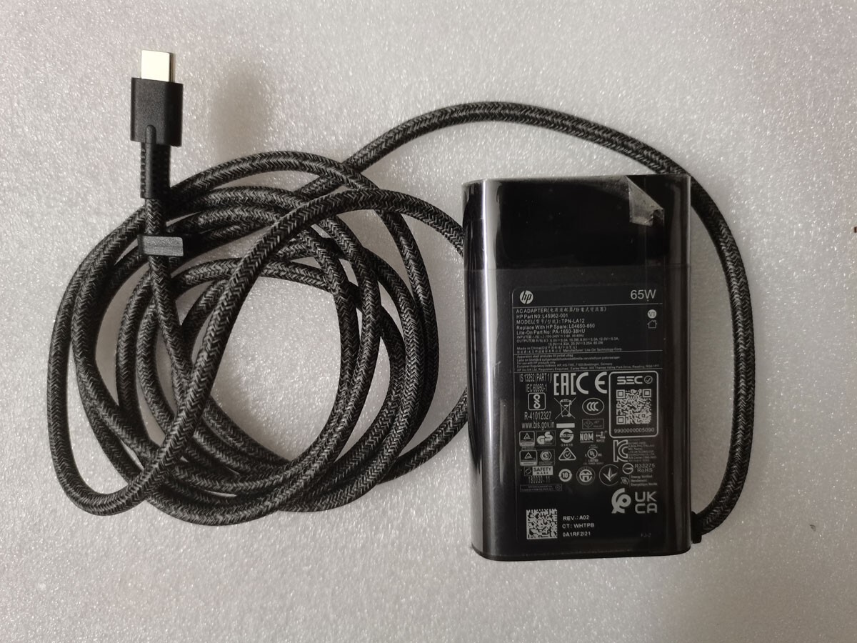For HP OmniBook X 17-DD0013DX Genuine HP USB-C 65W L45962-001 AC Adapter NEW