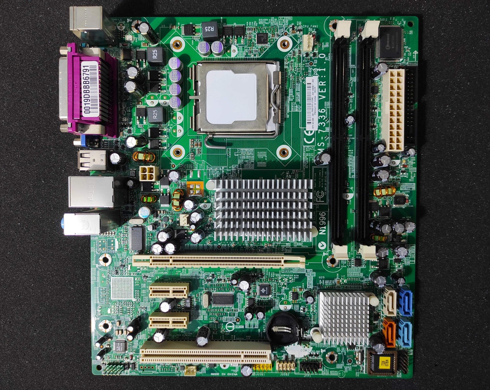 HP MSI MS-7336 Socket 775 mATX Motherboard DDR2 PCIe x16 SATA Intel 946GZ Chipse