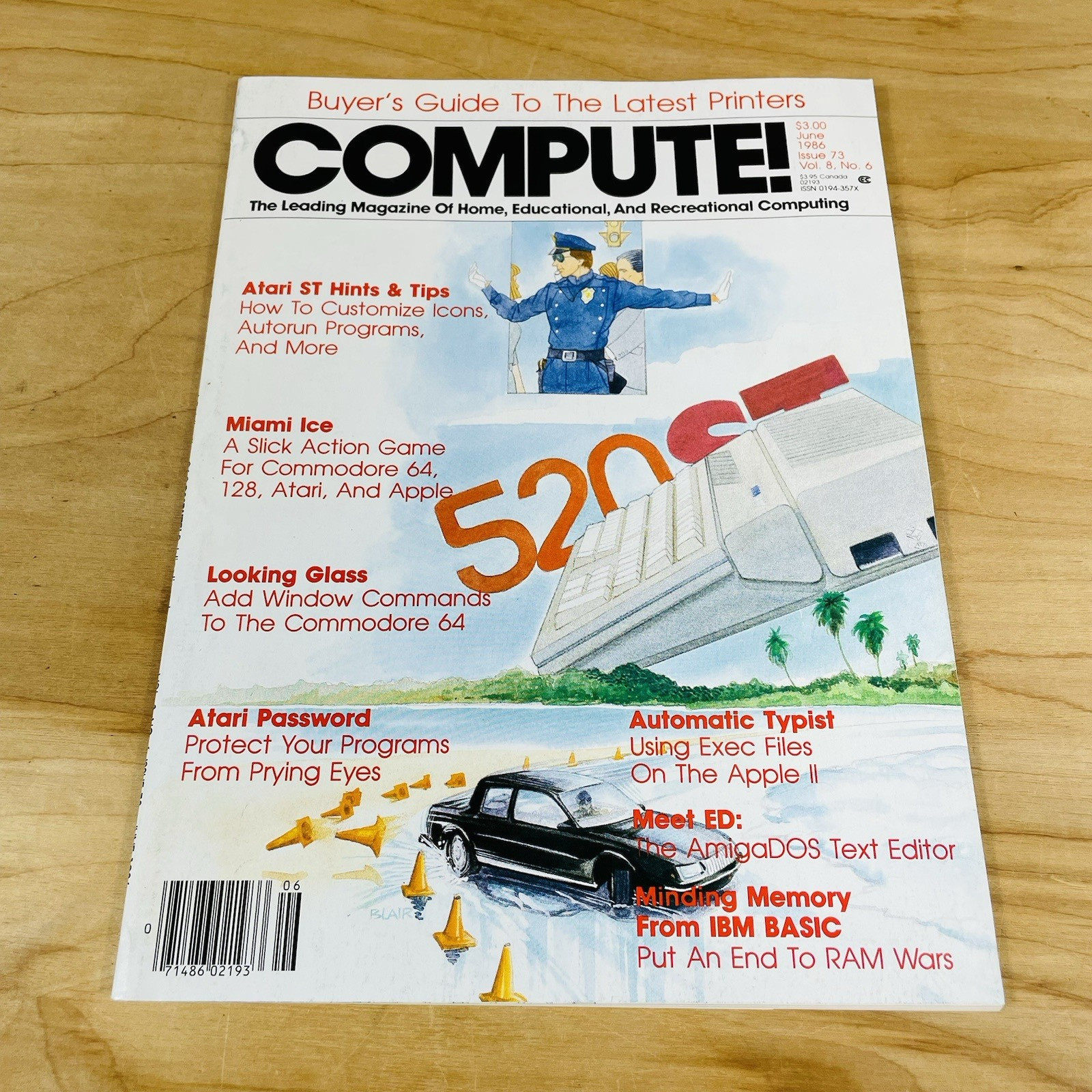 COMPUTE American home computer magazine Vol. 8, No. 6, Issue 73 June 1986