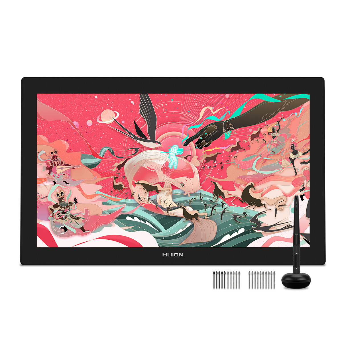 HUION KAMVAS Pro 24(4K) Graphics Drawing Tablet Display HDR + keydial Mini K20