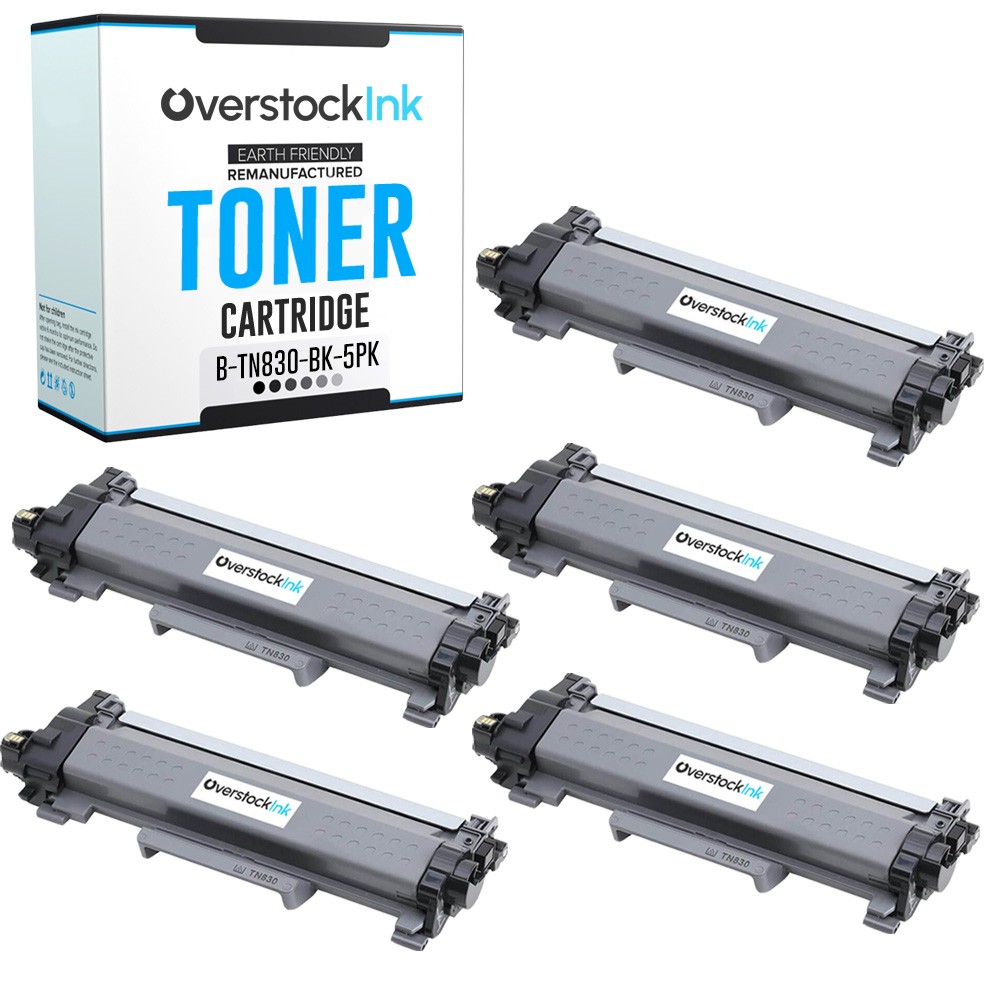 5-Pack Compatible OSI TN830 Cartridge fits Brother MFC-L2760DW L2807DW L2820DW