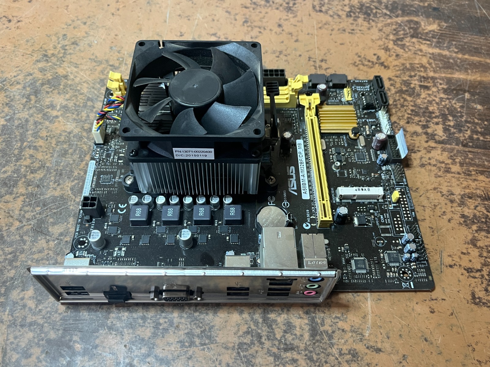 ASUS A55BM-A/M32BF/DP_MB MOTHERBOARD COMBO w/ AMD CPU