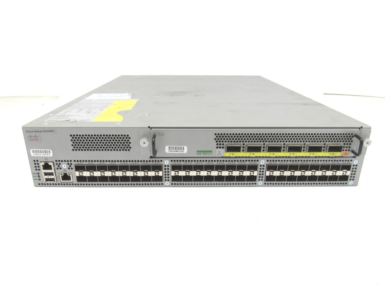 Cisco N9K-C9396PX V03 Module N9K-M6PQE SFP+ QSFP 48p Port & 12p Port 40G