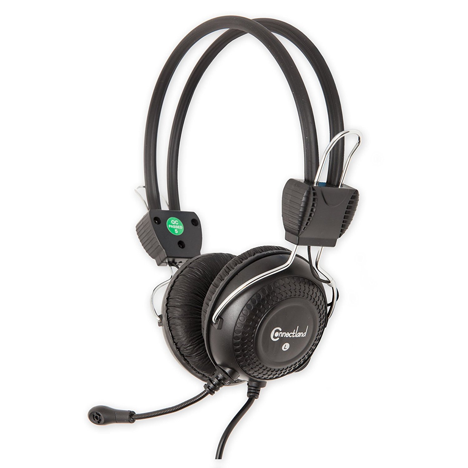 Syba CL-CM-5023 Multimedia Stereo Adjustable Headset with Boom Microphone 3.5 mm