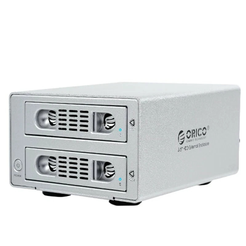 ORICO 3529RUS3 Aluminum 2 Bay USB3.0/eSATA External 3.5'' RAID SATA Hard Drive