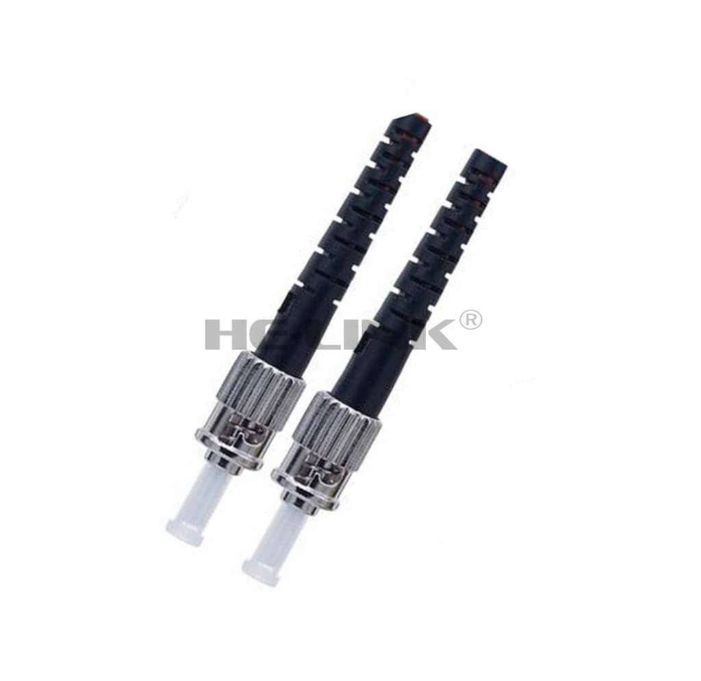 170M ST-ST Outdoor Armored 10G OM3 MM Duplex Fiber Optic Patch Cord