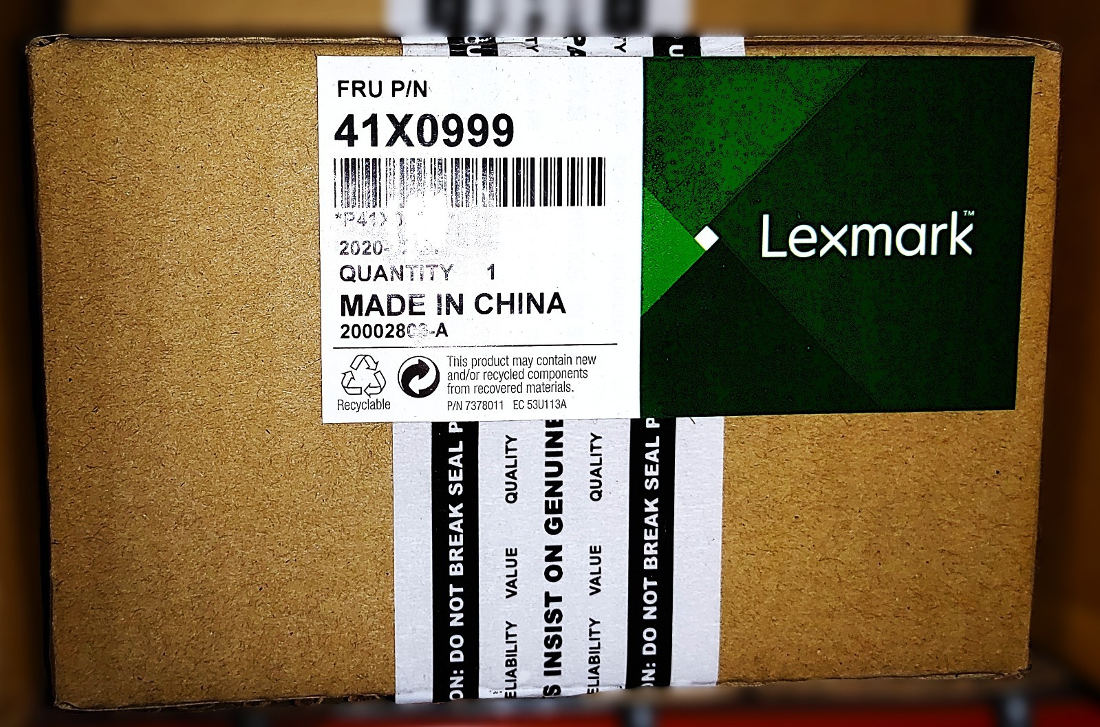 Genuine Lexmark 41X0999 Paper Feed Kit CS820 CX820 CX825 CX860 XC6152 BNIB