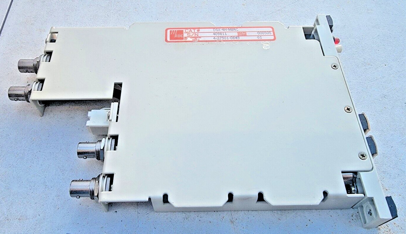 ADC, DSX-4H-MBRC, TEPQCA61AA, 4-27501-0845 DSX-3 CROSS-CONNECT MODULE, PRE=OWNED