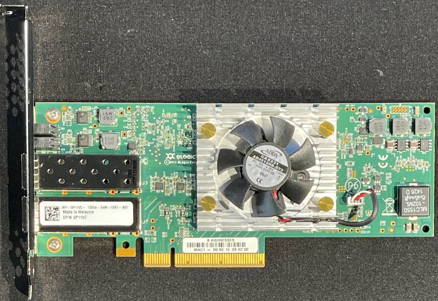Dell QLOGIC QLE8262 10GBE SFP+ 2Ports PCIe x8 HBA HP Network Adapter / P11VC